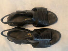 SAS Shoes- Womans 11W- Suntimer Croc Black Sandals