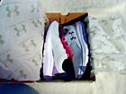 New Under Armour BPS Outhustle AL shoes, youth sizes 3.5Y, 4.5Y, light gray