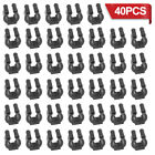 40 Pack Wall Mounted Fishing Rod Storage Clips Clamps Holder Rack Organizer NEW
