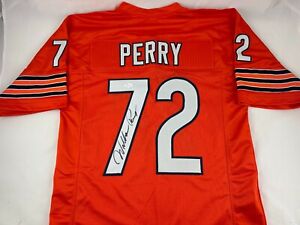 William Perry Signed Autographed Orange Football Jersey JSA Chicago Bears Great