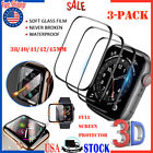 3-Pack For Apple Watch 8 7 6  SE Full Screen Protector iWatch 38/42 40/44/45mm