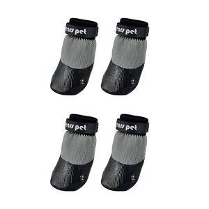 4pcs Pet Dog Shoes Anti-slip Boots Socks for Small Puppy Dog Waterproof Outdoor