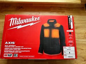 Milwaukee M12 Women's Jacket, Small - Black (234B-21S)