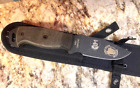 Ontario USA RD4 Camp Valoe black micarta mint full tang fixed blade knife