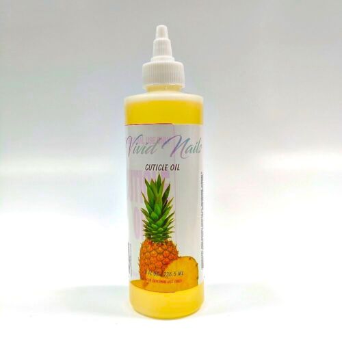 Vivid Nails Cuticle Oil Pineapple Scented Salon Professional, 8 oz