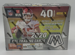 NEW SEALED 2020 Panini Mosaic Mega Box NFL Football Target 40 Cards Per Box