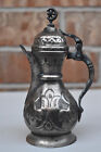 Vintage Yougoslavia decorative silver toned small teapot