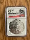 2017 AMERICAN SILVER EAGLE $1 FIRST RELEASES NGC MS 70 225th US MINT ANNIVERSARY