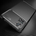 For Xiaomi Poco X4 Pro 5G Case Slim Carbon Fibre Silicone Shockproof Phone Cover