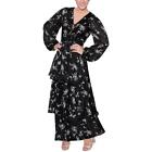 Rachel Rachel Roy Womens Monroe Metallic Long Floral Maxi Dress BHFO 2435