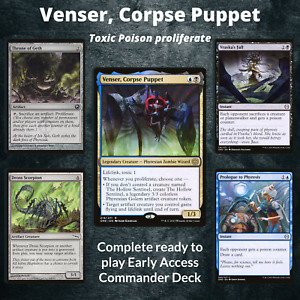 Venser Corpse Puppet Poison Proliferate Magic Gathering Commander MTG EDH Deck