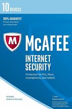 McAfee Internet Security 2021 / 2022 - 10 Device / 1Year license