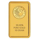 10 Gram .9999 Fine The Perth Mint ( Australia ) Gold Bar XRF Verified.