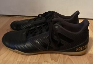 Adidas Sala Predator Men's Size 8 US Athletic Shoes Black PMA 20M001 Indoor