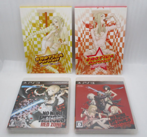 PS3 NO MORE HEROES Regular Edition & Red Zone Ver. w/ portraits Japan import