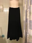 Helen Hsu XS long black knit skirt
