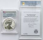 2019-S PCGS PR70 FDOI First Day of Issue ENHANCED REVERSE PROOF SILVER EAGLE CoA