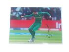 Janaid Khan Pakistan Cricket A4 Photo Hand Signed 100% Authentic Original