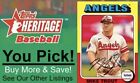 2024 TOPPS HERITAGE BASEBALL SHORT PRINTS INSERTS ROOKIES STARS PICK YOUR CARD