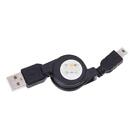 USB CABLE RETRACTABLE MINI-USB CHARGER POWER CORD FAST CHARGE for CELLPHONES