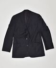 JAEGER Mens 3 Button Blazer Jacket UK 40 Large Grey Plaid Wool PA11