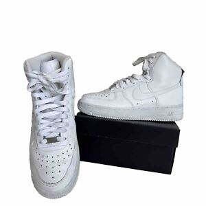 Size 7.5 - Nike Air Force 1 High Triple White W