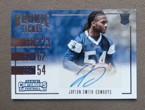 2016 Panini Contenders NFL Jaylon Smith RC Rookie Ticket Auto #270 w/ Top Loader