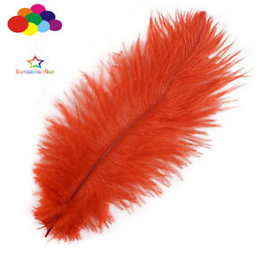 100 pcs Ostrich Feathers Femina 20-25cm/8-10in wedding centerpieces decor crafts
