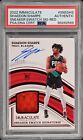 New Listing2022-23 Panini Immaculate Shaedon Sharpe RC Rookie Sneaker Swatch PSA Auto /25