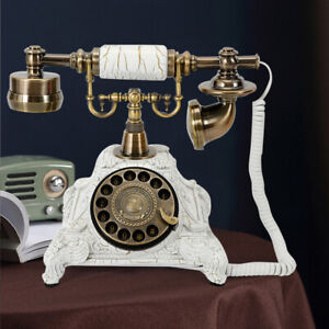 New ListingVintage Telephone Antique Desk Phone Corded Retro Phone Rotary Antique Dial
