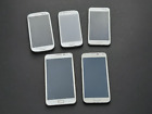 5x White Smartphone Lot Samsung Galaxy A3  S3 Neo S5 LTE Core Note - Used As Is