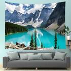 Extra Large Tapestry Wall Hanging Nature Lake Sky Mountain Fabric Art Posters