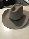 Dynafelt Western Collection Vintage Tan Cowboy Hat Western  Style Size 7 1/4