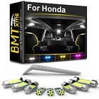 White Interior LED Lights Bulbs Kit Canbus For Honda Accord Civic CR-V CRV +Tool (For: Civic Sport)