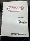 Gremlin TRAPSHOOT Arcade Video Game Manual - good used original