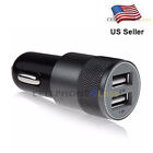 3.1A Aluminum 2 Port USB Car Charger For iPhone 4 5 6 Phone