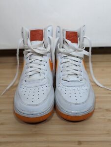 Nike Air Force 1 High Top White Vivid Orange 334031-109 Size 8.5