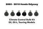 New Listing2005- 2010 For Honda Odyssey EX EX-L Dash Panel Climate Control Light 6 Bulb Kit