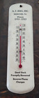 Antique Advertising Thermometer , A.F. Rees , Hanover PA , Dead Animals Removed