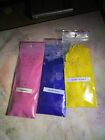 Lot of (3) solvent dye powder primary color set