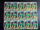 1987 TOPPS SET BREAK 15 CARD LOT NM OR BETTER JOSE CANSECO RC GOLD CUP #620