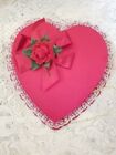 Vintage 2007 Chocolate Candy Valentine Day Heart Shaped Box ~ Olympia Candy 14
