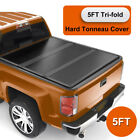 FOR 2020-23 2024 JEEP GLADIATOR JT PICKUP TRUCK BED HARD TRI-FOLD TONNEAU COVER (For: Jeep Gladiator)