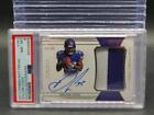 2017 National Treasures Dalvin Cook RPA Rookie Patch Auto RC 49/99 PSA 8 Vikings