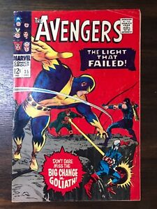 THE AVENGERS #35 F- MARVEL COMICS SILVER AGE 1965