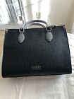 GUESS Los Angeles gray and black over shoulder bag, 13 1/2 by 10 phone pocket.