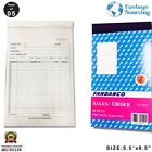 Sales Order Book Receipt Book 50 Duplicate Forms Carbonless, 5.5x8.5 PACK OF 5