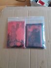 Lot Of Two (2) Black Metal Cassettes Red & Black Multicolored