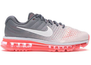 Nike Air Max 2017 Shoes Platinum Pink White 849560-007 Womens Size
