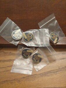LOT OF 5 CLYDESDALE HORSE HAT/JACKET PINS
